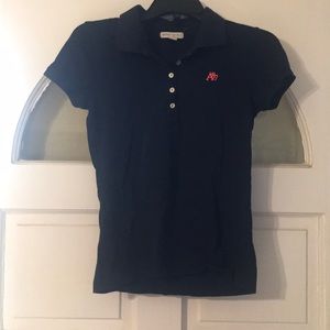 Navy blue polo Aeropostale shirt